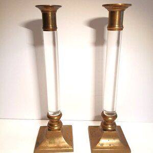 VINTAGE MCM CANDLESTICK HOLDERS (Pair)